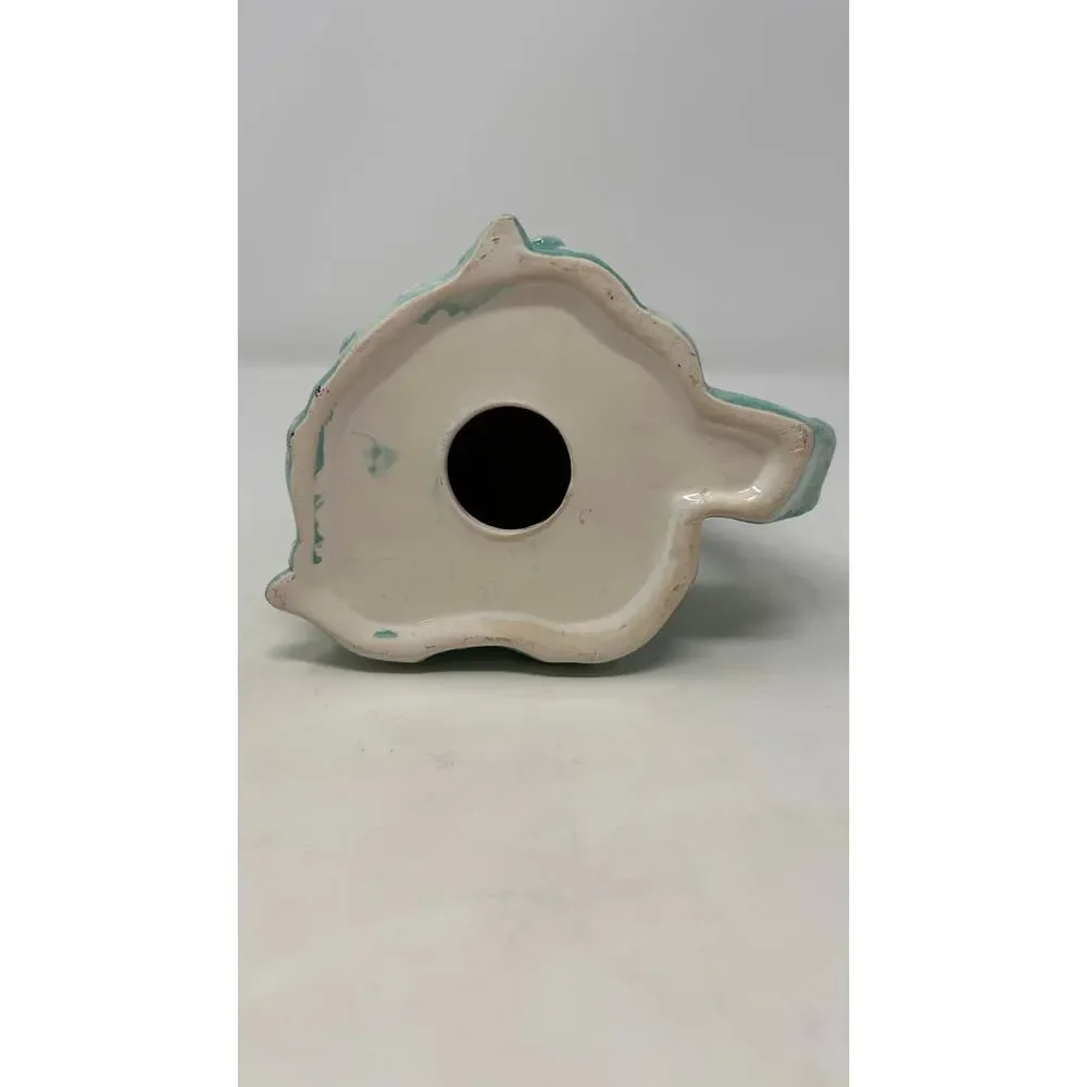 Green Ceramic Octopus with Four Tentacles One Can Be Used As‎ a Handle